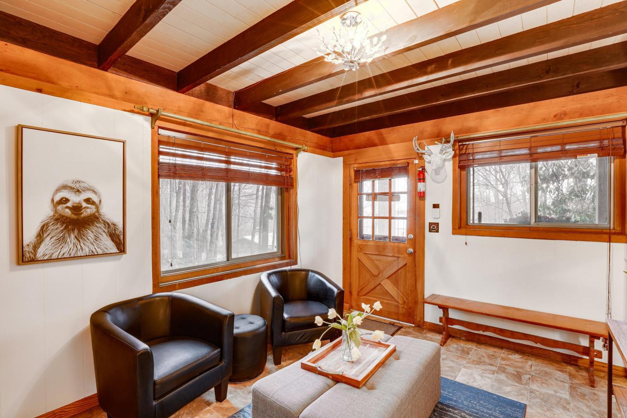 A-Frame Cabin With Hot Tub 1 Mi To Beech Mountain! Dış mekan fotoğraf